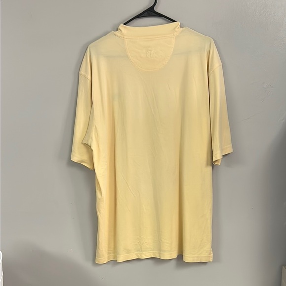 TEHAMA Yellow Short Sleeve Tee Casual Crew Neck - Picture 5 of 5